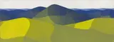 Albrecht Schnider, Landschaft, 1998, Öl auf Leinwand