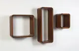 Gerald McCabe, Wall mounted shelves (3), c. 1971, Possibly Orange Crate Modern