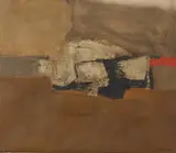 Paolo Buggiani, Gorgano Wall, 1959, Oil on canvas