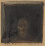 John Paul Jones, Untitled (Head), 1961, Oil on paper