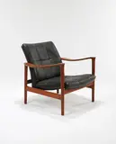 Torbjorn Afdal, The Oxhide chair, c. 1963, Georg Jensen