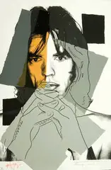 Andy Warhol, Mick Jagger, 1975, Screenprint in colors printed on Arches Aquarelle