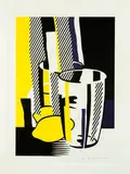 Roy Lichtenstein, Before the Mirror (from the Mirrors of the Mind portfolio), 1975, Lithograph and screenprint with embossing