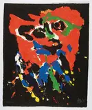Untitled by Karel Appel, 1976, Carborundum print, sold Feb 2008