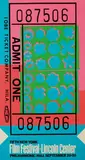 Andy Warhol, Lincoln Center Ticket, 1967, Screenprint