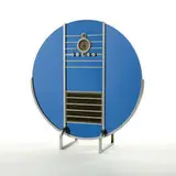 Walter Dorwin Teague, Nocturne radio, 1935, Mirrored glass with chrome and radio components