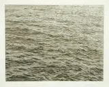 Vija Celmins, Ocean with Cross, #1, 2005, Screenprint