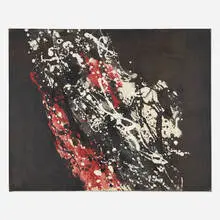 Untitled by Mario Garcia, c. 1958, oil on canvas, sold Mar 2020