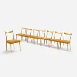Guglielmo Ulrich, dining chairs, set of eight