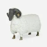 1970s, Untitled (Ram), bronze and plaster on steel armature