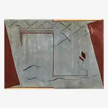 Michael Graves, low-pile carpet, 1979, machine-woven wool
