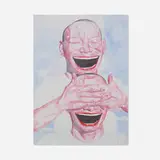 Yue Minjun, Untitled (Smile-ism No. 1), 2006, lithograph in colors