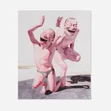 Yue Minjun, Untitled (Smile-ism No. 20), 2006, lithograph in colors