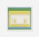 Portfolio I Folder 28 from Formulation : Articulation by Josef Albers, 1972, screenprint in colors, sold Feb 2020