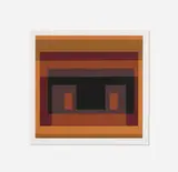 Portfolio I Folder 28 from Formulation : Articulation by Josef Albers, 1972, screenprint in colors, sold Feb 2020