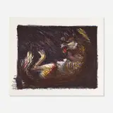 Luis Jiménez, Dead Coyote, 1989, lithograph in colors