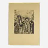 Jim Dine, The New French Tools 3 - For Pep from New French Tools, 1984, etching and aquatint