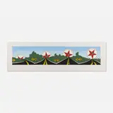 Allan D'Arcangelo, Morning Star (Texaco Star), 1980, screenprint in colors