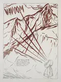 untitled (Vavoom) by Raymond Pettibon, 1988, ink on paper, sold Nov 2003