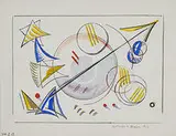 Katherine Sophie Dreier, Vol. I. 19., 1937, lithograph with pochoir coloring