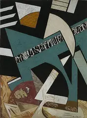 Rudolph Weisenborn, #47 Abstraction, 1937, tempera on board