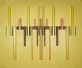 David Barr, Structurist Relief No. 58, 1969, painted wood