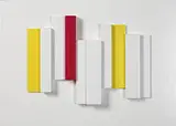 Eli Bornstein, Structurist Relief No. 13, 1957, enamel on wood