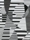 Léon Arthur Tutundjian, Absract Composition, 1960, mixed media collage on paper