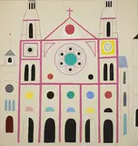 Doris Lee, Cathedral, oil on canvas