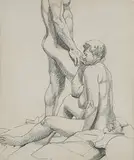 Philip Pearlstein, Two Nudes