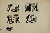 Ilya Bolotowsky, untitled, composition studies (pair)