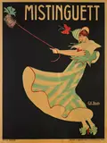 G.K., Mistinguett, 1913, Lithographic poster in colors, on wove paper