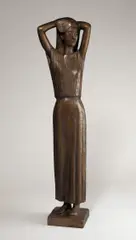 Loreley by Gerhard Marcks, 1973, Bronze mit brauner Patina. Höhe: 68,5 cm (27 in.), sold Jun 2012