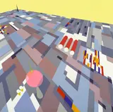 Torben Giehler, In The Flat Field, 2000, Acryl auf Leinwand