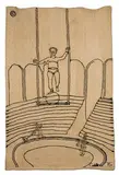 Circus by Alexander Calder, 1975, Bon Art, hand woven maguey jute fiber, sold Feb 2008