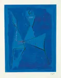 Marino from Goeth, Plate 1 by Marino Marini, 1979, Etching and aquatint, sold Feb 2008