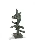 Max Finkelstein, Sea Horse, 1962, Welded architectural bronze