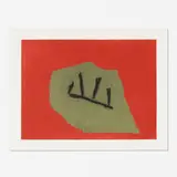 Robert Motherwell, Australian Stone, 1984, etching and aquatint with chine collé