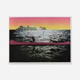 Peter Doig, Canoe-Island, 2000, screenprint in colors