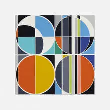 Sarah Morris, Total Lunar Eclipse, 2012, screenprint in colors