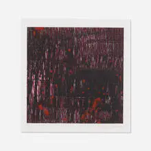 Untitled by Pat Steir, 1998, lithograph in colors, sold Feb 2020