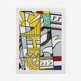 Roy Lichtenstein, Bicentennial Print, 1975, lithograph and screenprint in colors