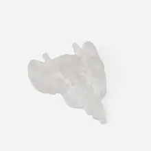 Tail by Kiki Smith, 1997, kiln-cast lead crystal, sold Feb 2020