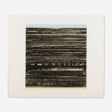 Jack Barth, Distance, 1990, Varnished, hand-colored lithograph on Waterford paper