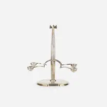 Candelabra by Arman, c. 1979, silver, sold Feb 2020