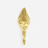 Dennis Kardon, Unique Nose Mirror, 1994, sculpy and gold leaf with mirror