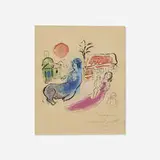 Maternité au Centaure by Marc Chagall, 1957, lithograph in colors on Arches, sold Feb 2020