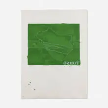 Torso from Casts from Untitled by Jasper Johns, 1973-74, lithograph on Laga Narcisse handmade paper, sold Feb 2020
