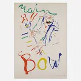 Willem de Kooning, Rainbow: Thelonious Monk, Devil at the Keyboard, c. 1972-76, lithograph