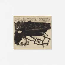 Willem de Kooning, Revenge, from 21 Etching and Poems, 1957, sugar-lift aquatint on BFK Rives